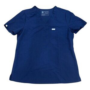 FIGS Catarina One Pocket‎ Scrub Top Navy Medium FW1000 Medical Healthcare Nurse